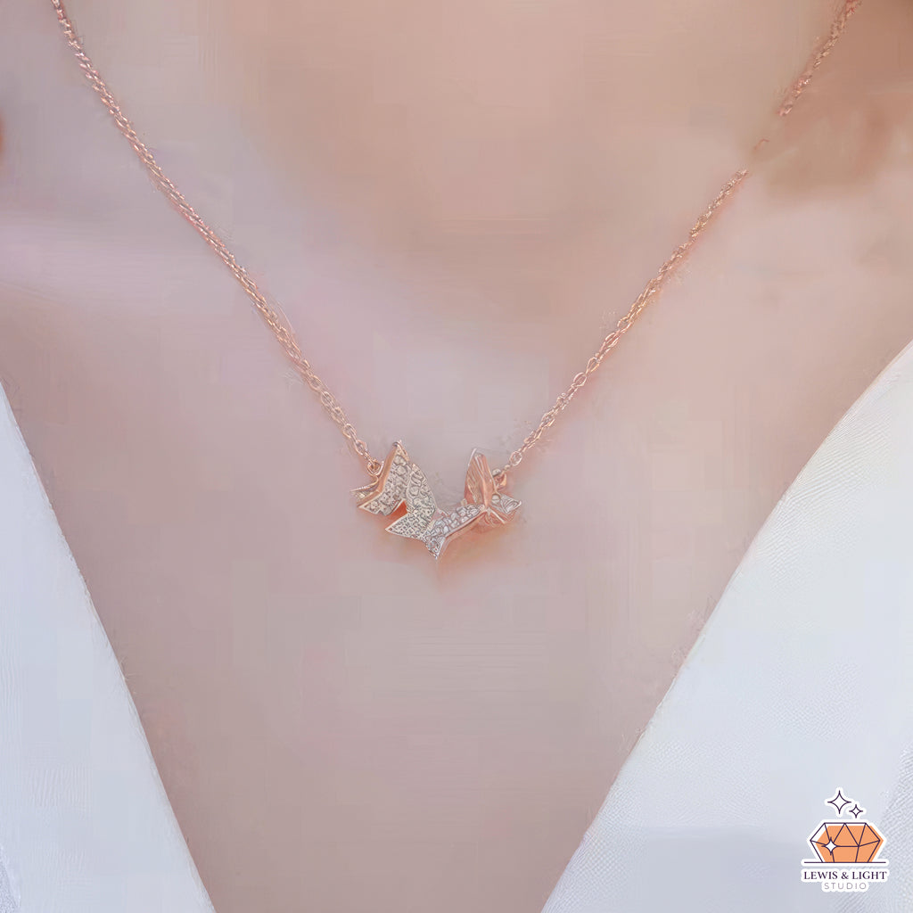 Collar de mariposa de Glinda: estilo Ariana Grande inspirado en el malvado